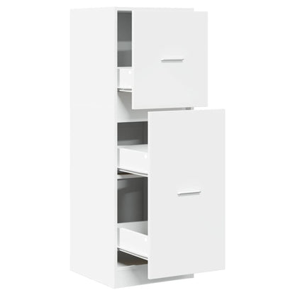 vidaXL Apothekerschrank Weiß 40x41x118 cm Holzwerkstoff
