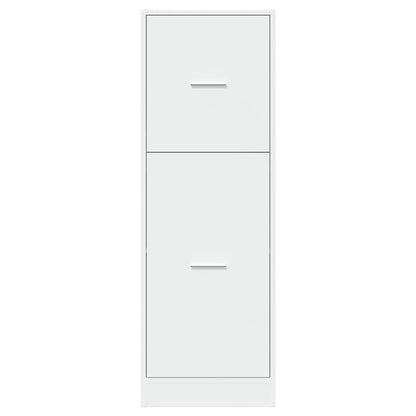 vidaXL Apothekerschrank Weiß 40x41x118 cm Holzwerkstoff