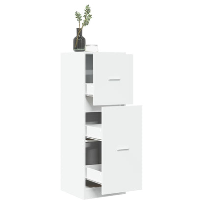 vidaXL Apothekerschrank Weiß 40x41x118 cm Holzwerkstoff