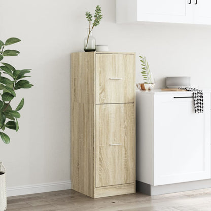 vidaXL Apothekerschrank Sonoma-Eiche 40x41x118 cm Holzwerkstoff
