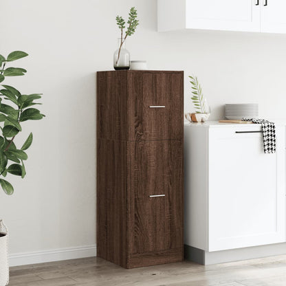 vidaXL Armoire de pharmacien aspect chêne 40x41x118 cm en bois d'ingénierie