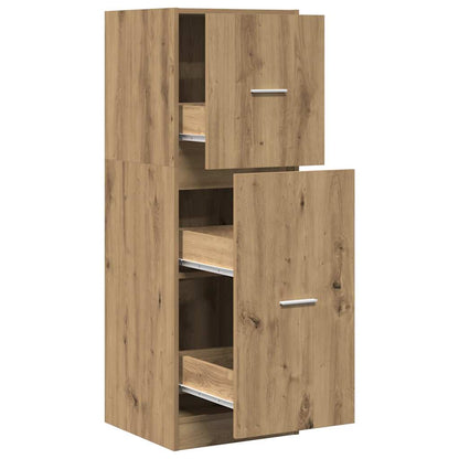 vidaXL Meuble de mercerie chêne artisan 40x41x118 cm en bois d'ingénierie