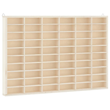 vidaXL Sammlervitrine aus Holz mit 60 Fächern 60 x 4,5 x 40,5 cm