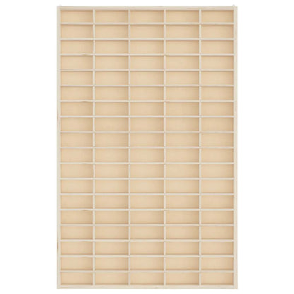 vidaXL Vitrine de collection en bois avec 90 compartiments 50,5 x 4,5 x 79 cm