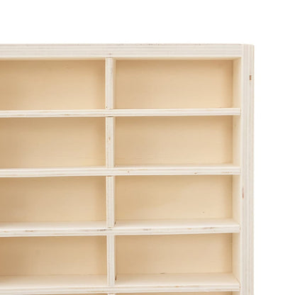 vidaXL Vitrine de collection en bois avec 90 compartiments 50,5 x 4,5 x 79 cm