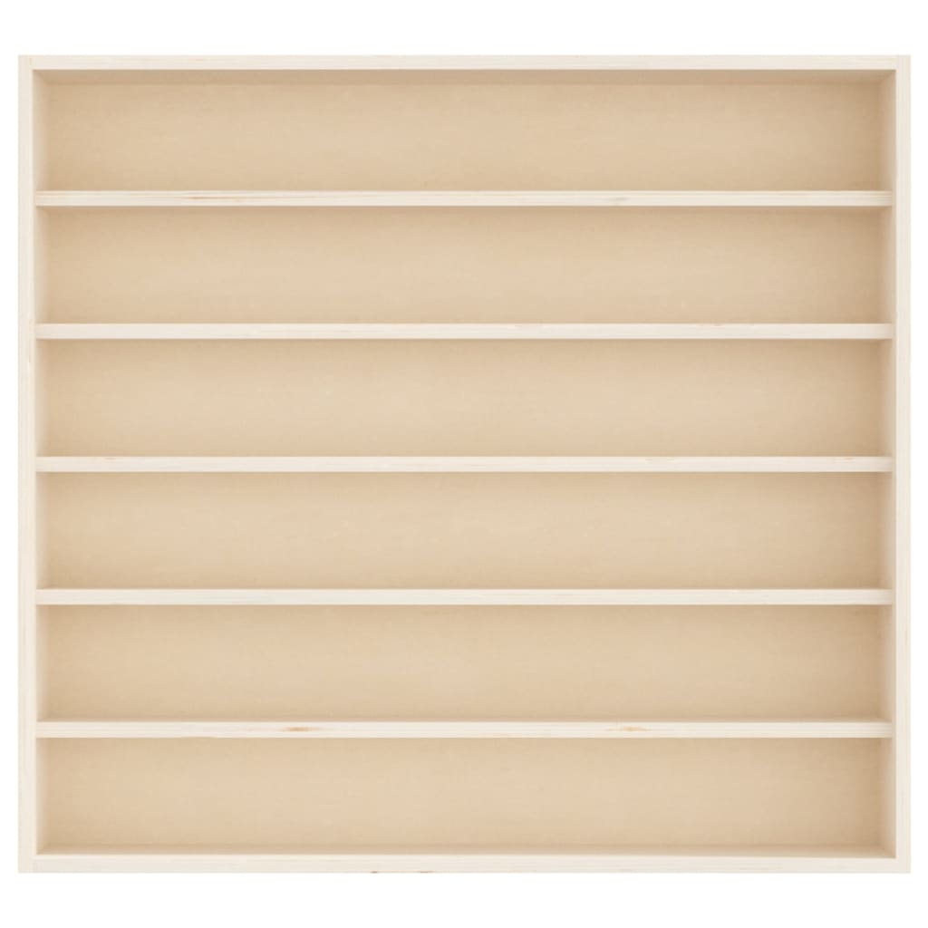 vidaXL Sammlervitrine aus Holz mit 6 Regalen 60x8,5x55 cm