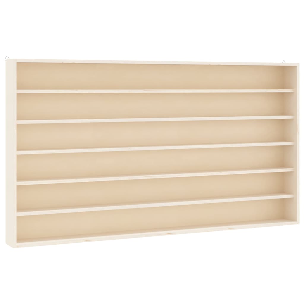 vidaXL Sammlervitrine aus Holz mit 6 Regalen 80x8,5x55 cm