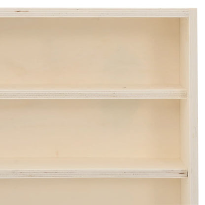 vidaXL Sammlervitrine aus Holz mit 6 Regalen 80x8,5x55 cm