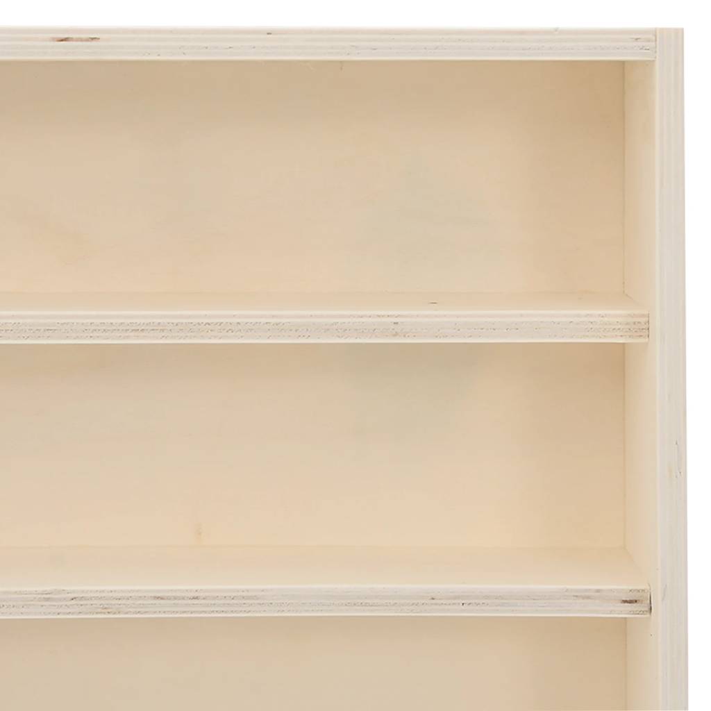 vidaXL Sammlervitrine aus Holz mit 6 Regalen 100x8,5x55 cm