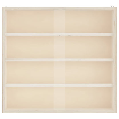 Sammlervitrine aus Holz mit Türen 40x8,5x37 cm