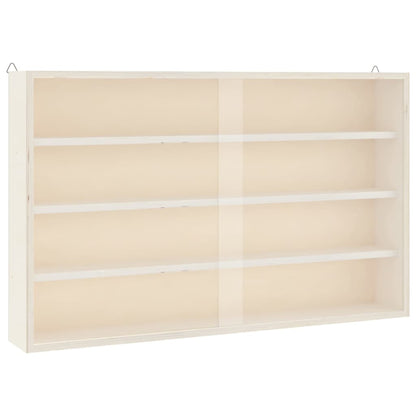 vidaXL Sammlervitrine aus Holz mit Türen 60 x 8,5 x 37 cm