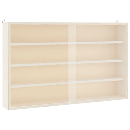 vidaXL Sammlervitrine aus Holz mit Türen 60 x 8,5 x 37 cm