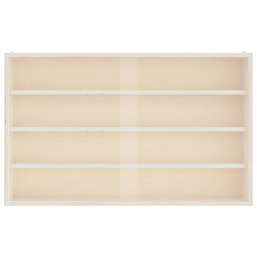vidaXL Sammlervitrine aus Holz mit Türen 60 x 8,5 x 37 cm