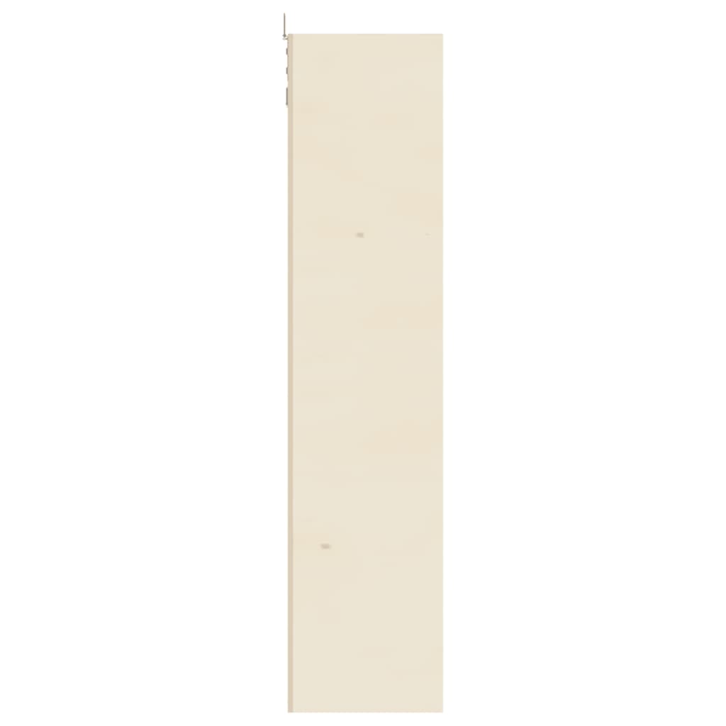 vidaXL Vitrine de collection en bois avec portes 80 x 8,5 x 37 cm