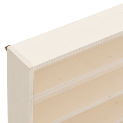 vidaXL Vitrine de collection en bois avec portes 80 x 8,5 x 37 cm