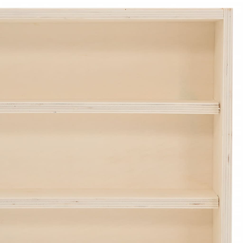vidaXL Vitrine de collection en bois avec portes 80 x 8,5 x 37 cm