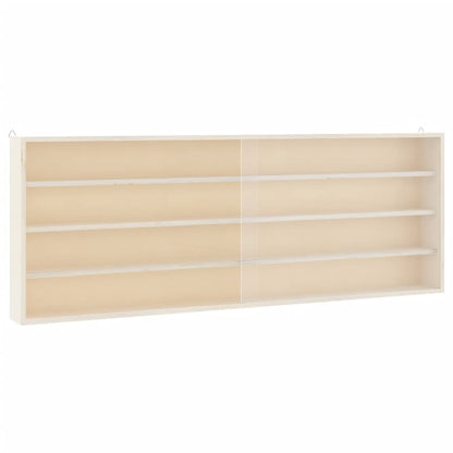 vidaXL Sammlervitrine aus Holz mit Türen 100x8,5x37 cm