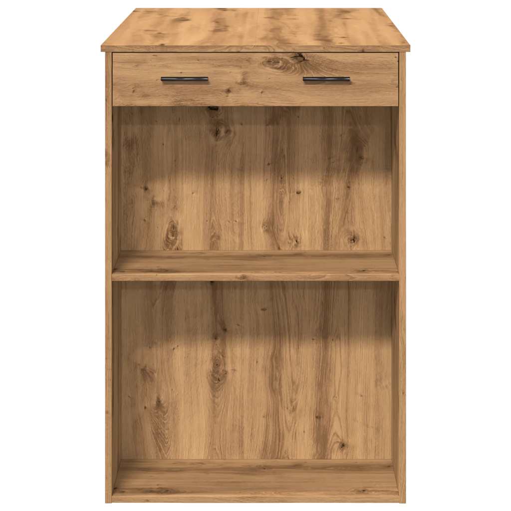 Bartisch Artisan-Eiche 102x70x103,5 cm Holzwerkstoff