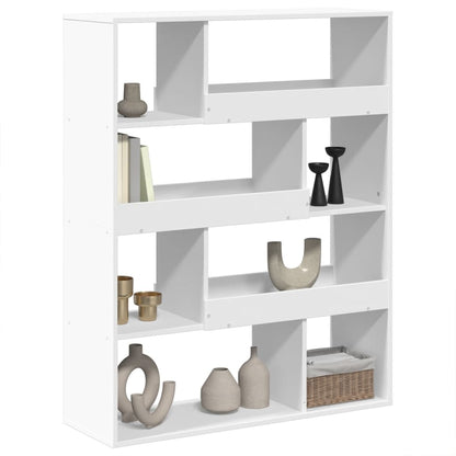 vidaXL Bücherregal Weiß 100x33x125,5 cm Holzwerkstoff