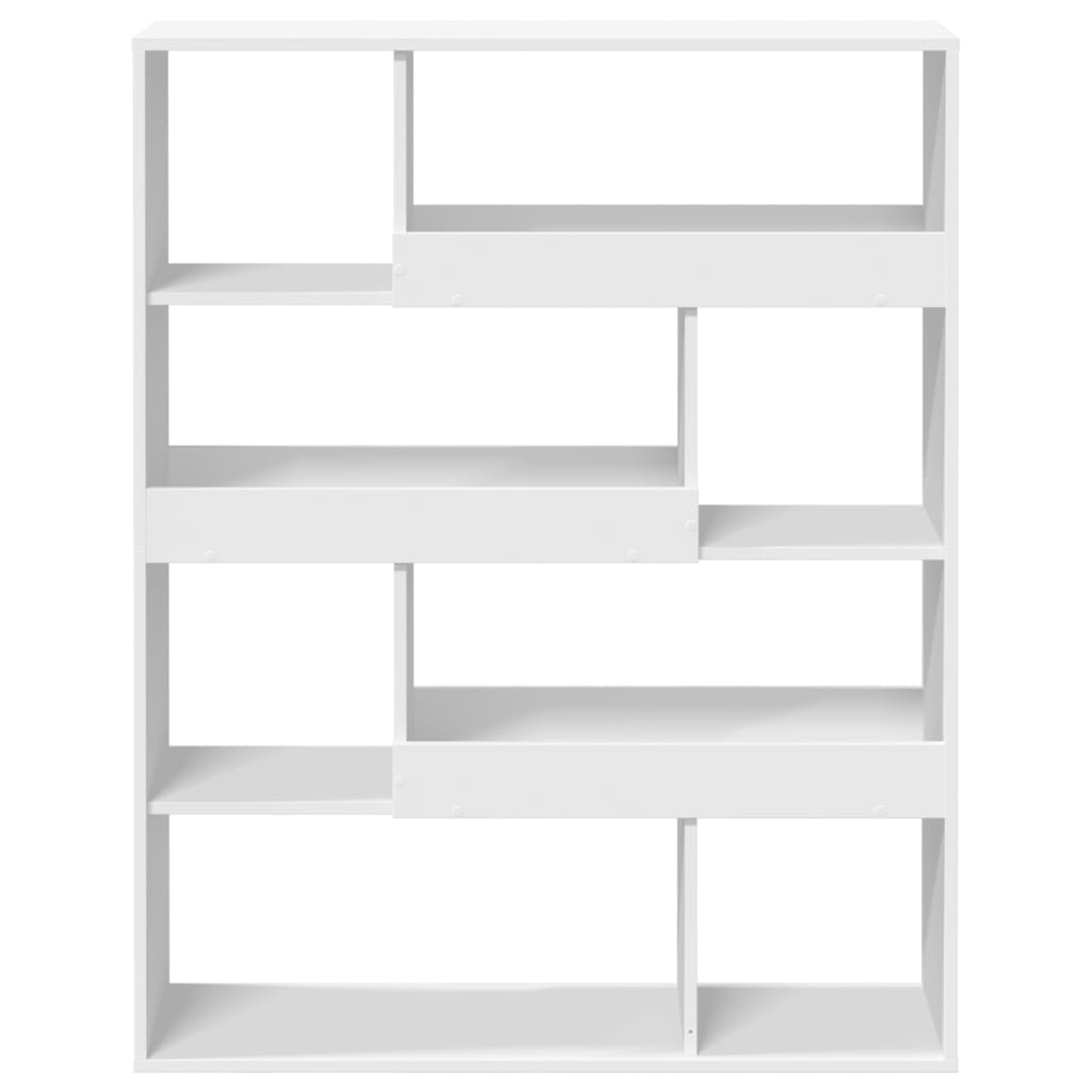 vidaXL Bücherregal Weiß 100x33x125,5 cm Holzwerkstoff