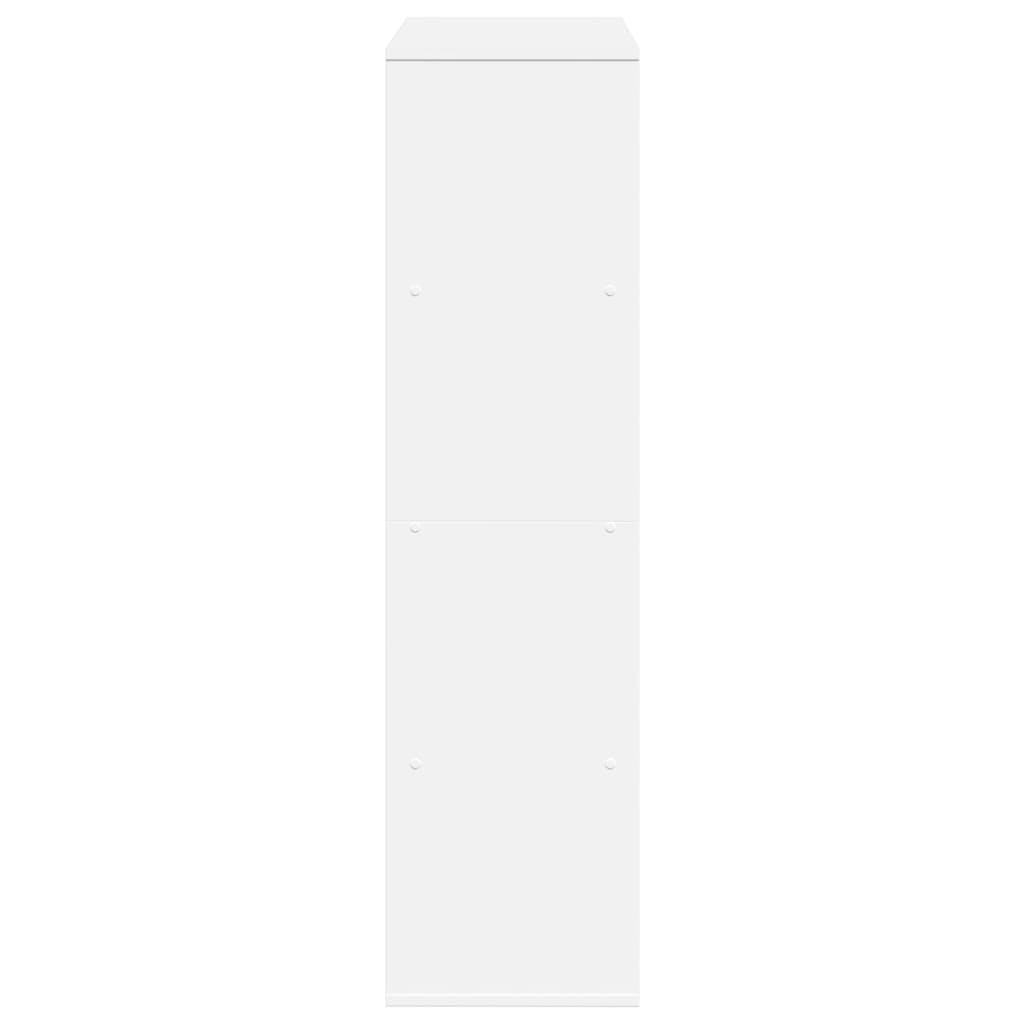 vidaXL Bücherregal Weiß 100x33x125,5 cm Holzwerkstoff