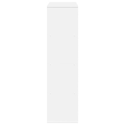 vidaXL Bücherregal Weiß 100x33x125,5 cm Holzwerkstoff