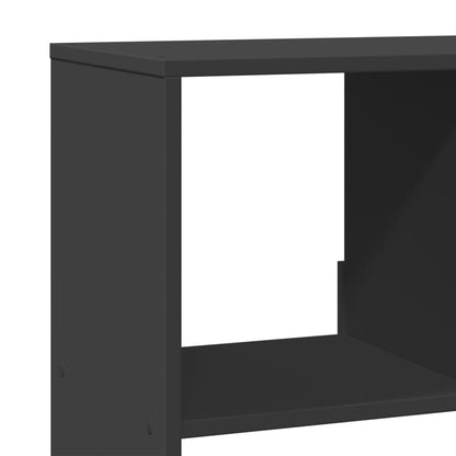 vidaXL Bücherregal Schwarz 100x33x125,5 cm Holzwerkstoff