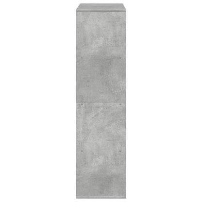 vidaXL Bücherregal Betongrau 100x33x125,5 cm Holzwerkstoff