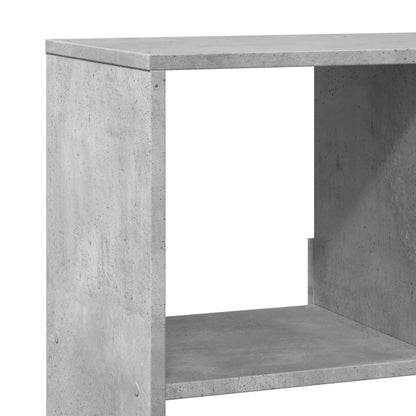 vidaXL Bücherregal Betongrau 100x33x125,5 cm Holzwerkstoff