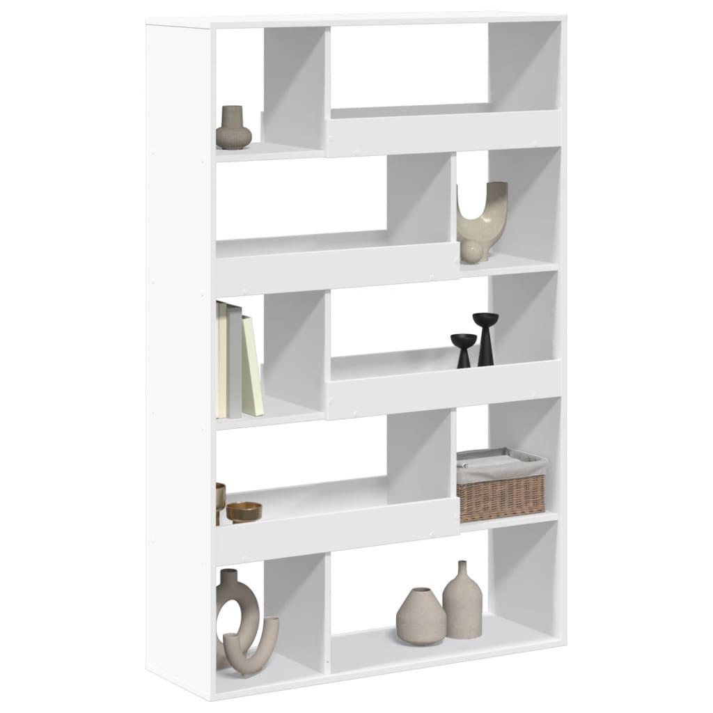 vidaXL Bücherregal Weiß 100x33x156,5 cm Holzwerkstoff