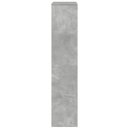 vidaXL Étagère à livres gris béton 100x33x156,5 cm bois d'ingénierie