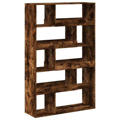 vidaXL Bibliothèque Chêne fumé 100x33x156,5 cm Bois d'ingénierie