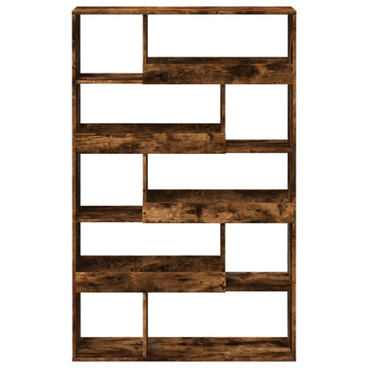 vidaXL Bibliothèque Chêne fumé 100x33x156,5 cm Bois d'ingénierie