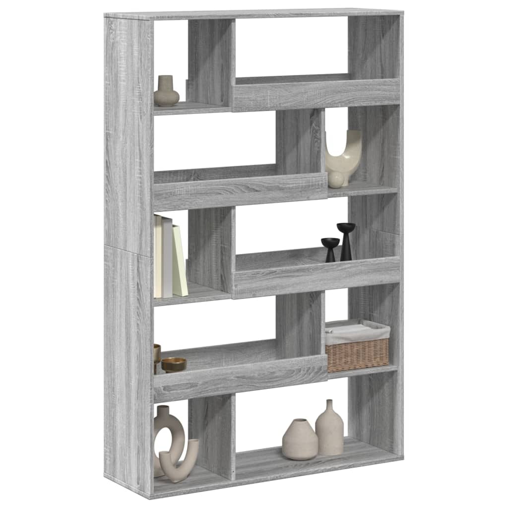 vidaXL Bibliothèque gris Sonoma 100x33x156,5 cm Aggloméré
