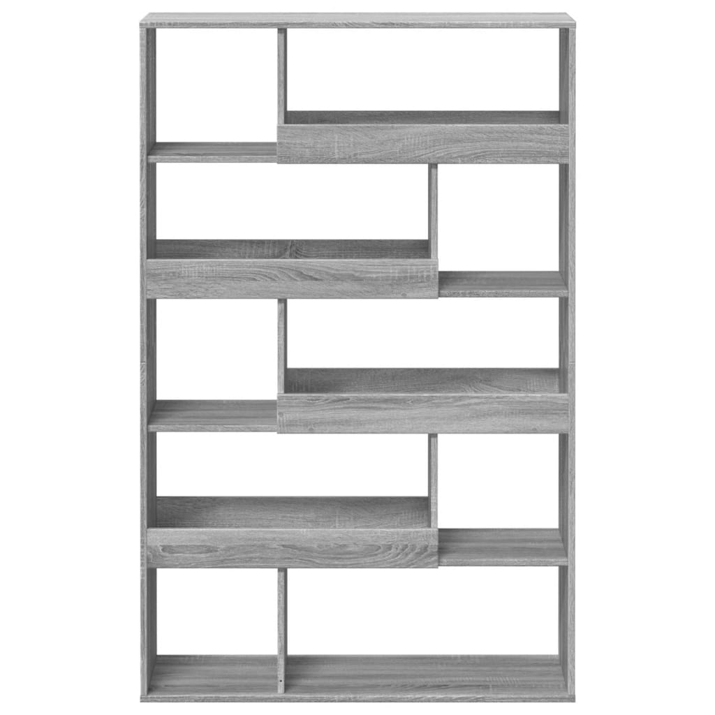vidaXL Bibliothèque gris Sonoma 100x33x156,5 cm Aggloméré
