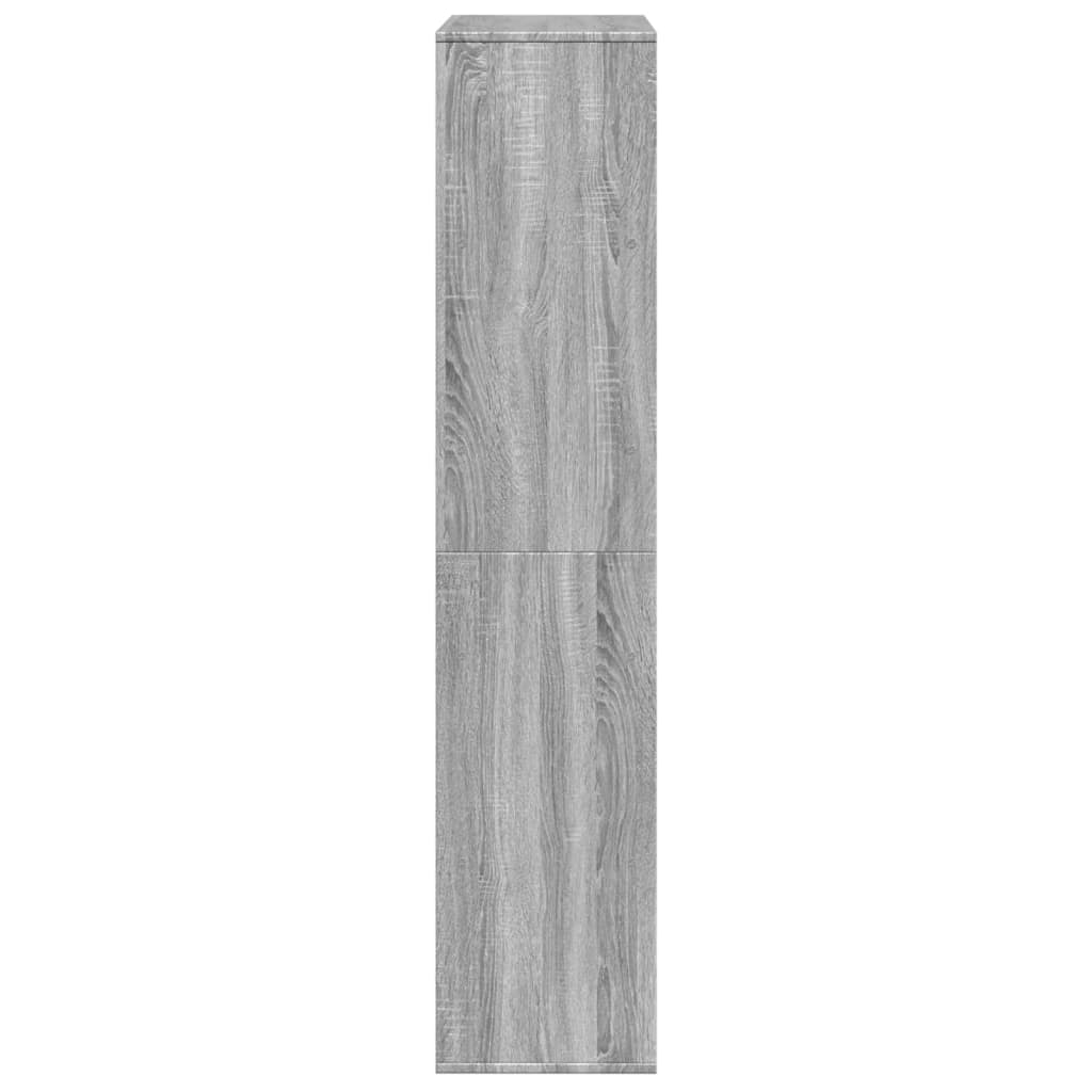 vidaXL Bibliothèque gris Sonoma 100x33x156,5 cm Aggloméré