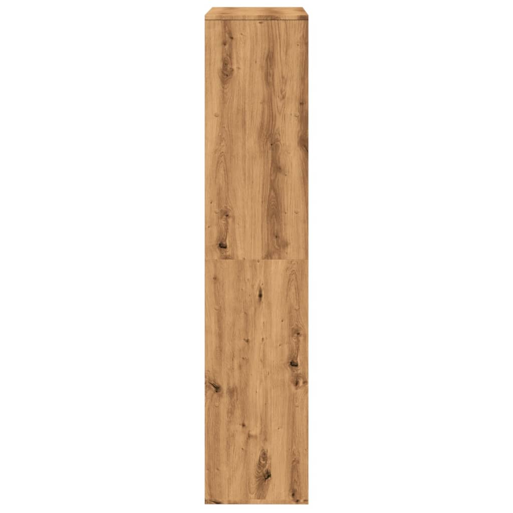 vidaXL Bücherregal Artisan-Eiche 100x33x156,5 cm Holzwerkstoff