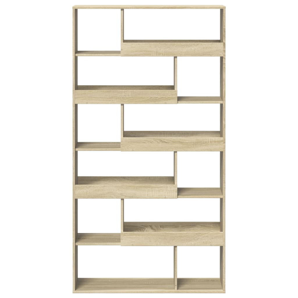 vidaXL Bücherregal Sonoma-Eiche 100x33x187,5 cm Holzwerkstoff