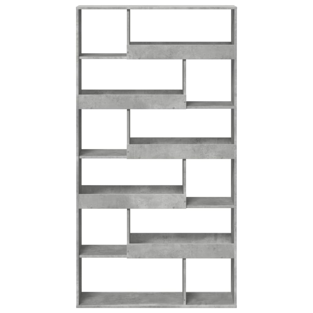 vidaXL Bücherregal Betongrau 100x33x187,5 cm Holzwerkstoff