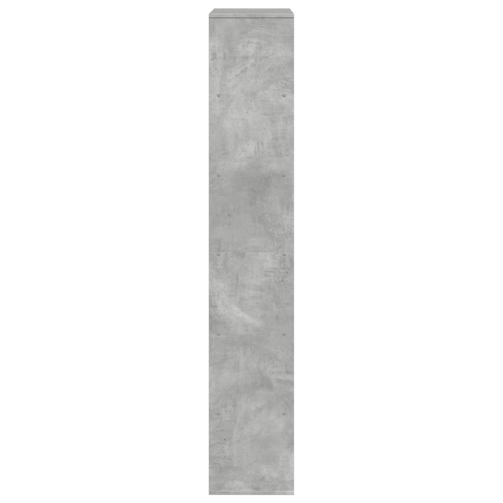 vidaXL Bücherregal Betongrau 100x33x187,5 cm Holzwerkstoff