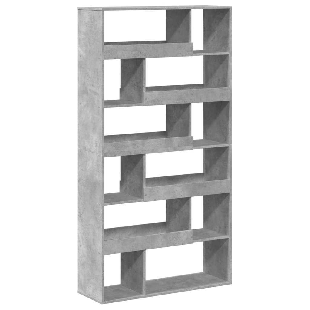 vidaXL Bücherregal Betongrau 100x33x187,5 cm Holzwerkstoff