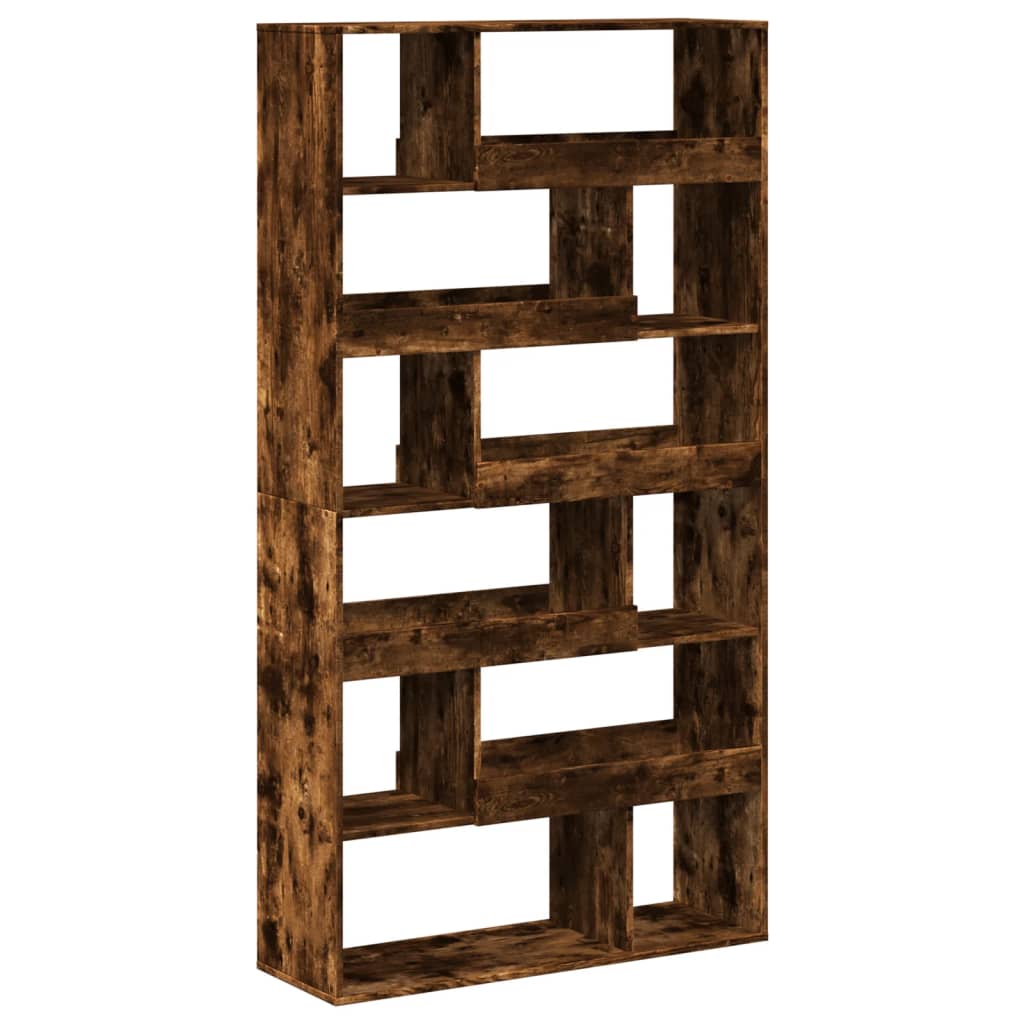 vidaXL Bücherregal Räuchereiche 100x33x187,5 cm Holzwerkstoff