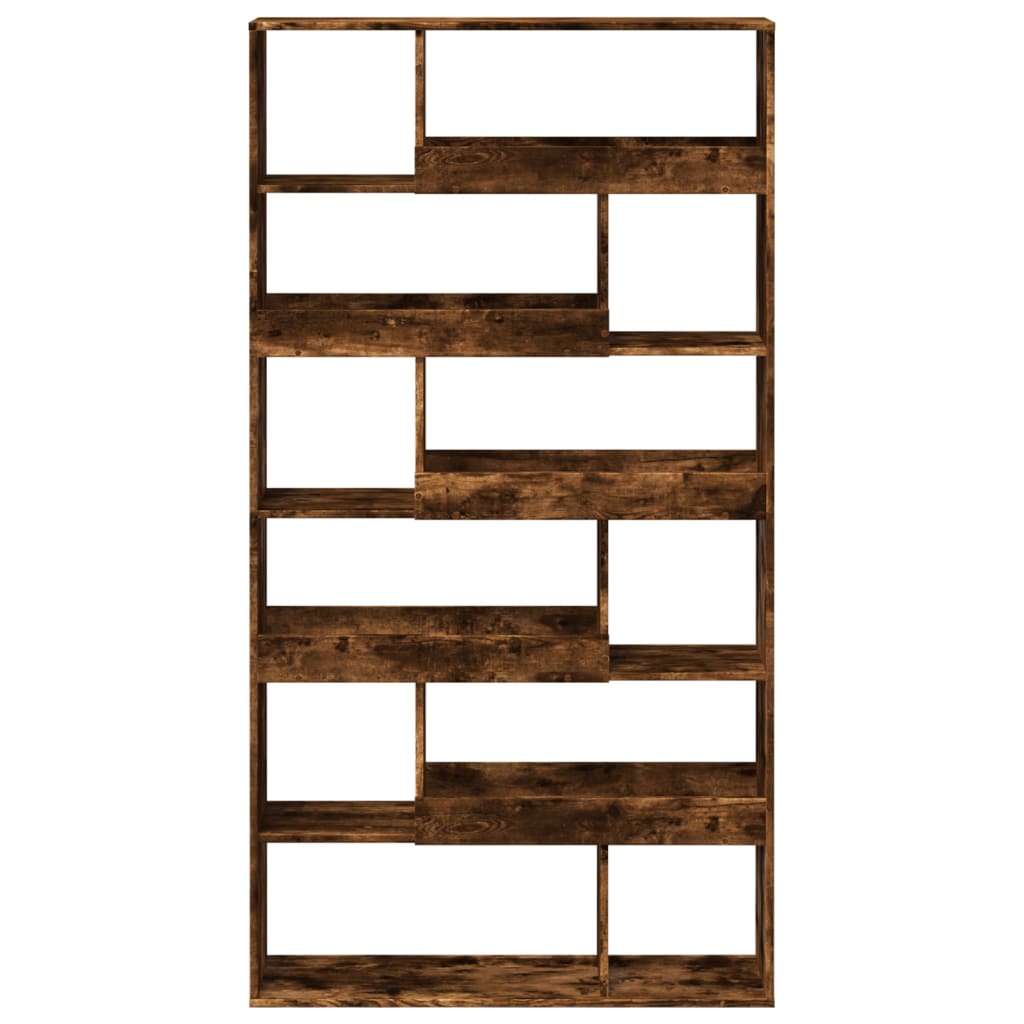 vidaXL Bücherregal Räuchereiche 100x33x187,5 cm Holzwerkstoff