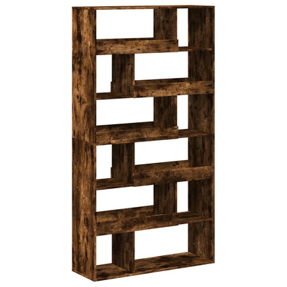 vidaXL Bücherregal Räuchereiche 100x33x187,5 cm Holzwerkstoff