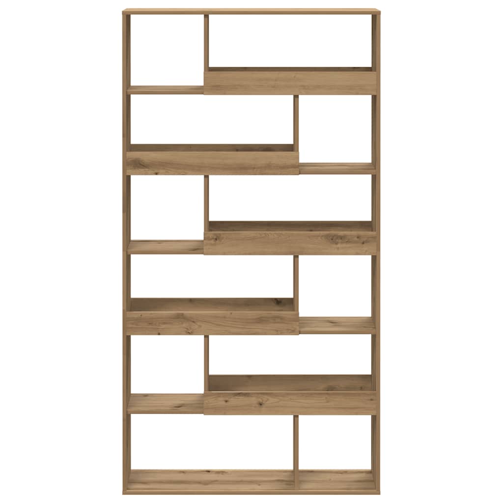vidaXL Bücherregal Artisan-Eiche 100x33x187,5 cm Holzwerkstoff