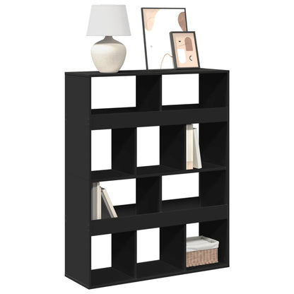 vidaXL Bibliothèque Noir 100x33x125,5 cm Bois d'ingénierie