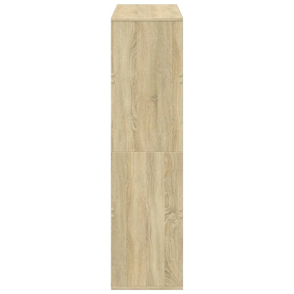 vidaXL Bücherregal Sonoma-Eiche 100x33x125,5 cm Holzwerkstoff