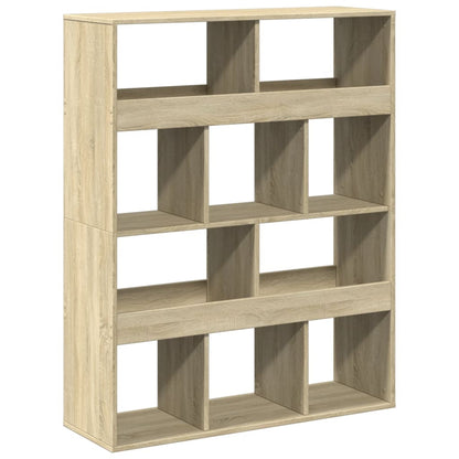 vidaXL Bücherregal Sonoma-Eiche 100x33x125,5 cm Holzwerkstoff