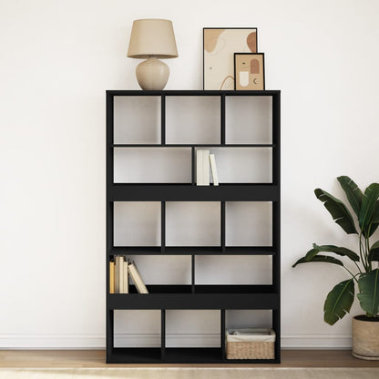vidaXL Bücherregal Schwarz 100x33x156,5 cm Holzwerkstoff