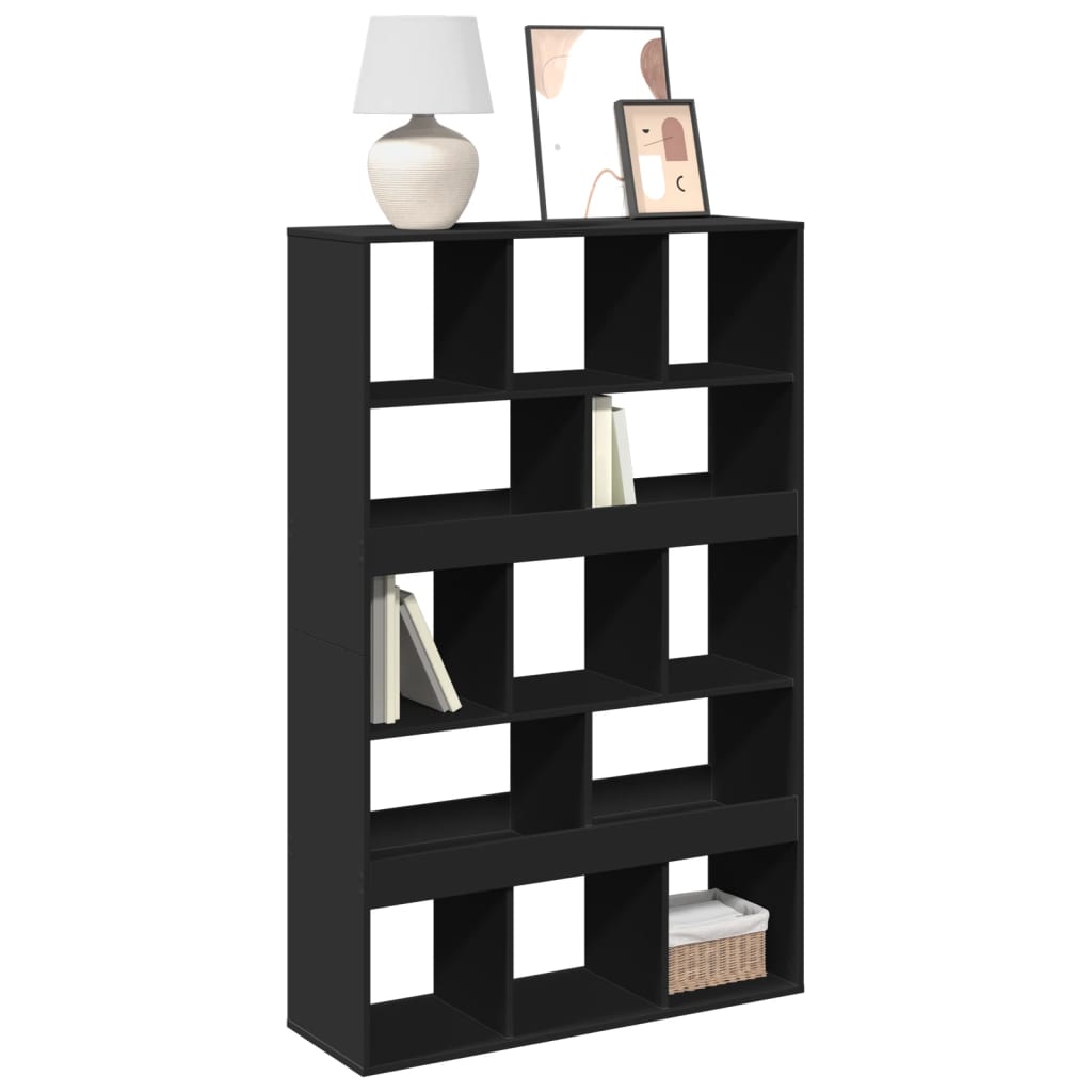 vidaXL Bücherregal Schwarz 100x33x156,5 cm Holzwerkstoff